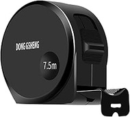 Measuring Tape Measure, 25 Ft Decimal Retractable Dual Side Ruler with Metric and Inches, Easy to Re