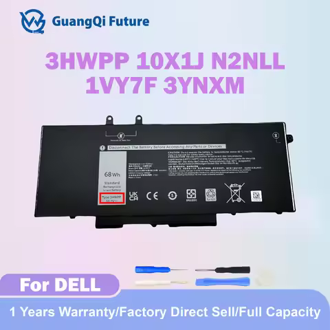 3HWPP 15.2V 68Wh Laptop Battery For DELL Latitude 5401,5410,5411,5501,5510,Precision 3541,3550 ,3551