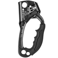Hand Ascender อลูมิเนียม Rock Climbing มือถือ Ascender สําหรับ Aloft ทํางาน Caving Ascender ปีนเขามื