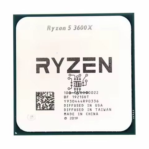 Ryzen 5 3600X R5 3600X 3.8 GHz Six-Core Twelve-Thread CPU Processor 7NM 95W L3=32M 100-000000022 Soc