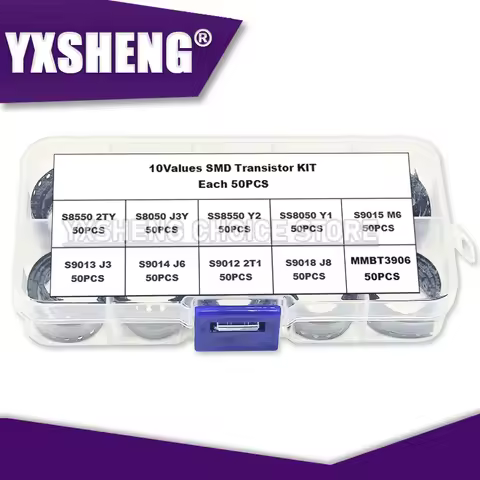 500PCS/Set MMBT3906 2A S8050 S8550 SS8050 SS8550 SMD Transistor Boxs S9012 S9013 S9014 S9015 S9018 J