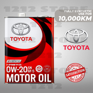 🇲🇾ORI JAPAN🔥 TOYOTA FULLY 0W20 4L ENGINE OIL ALTIS ESTIMA VELLFIRE CAMRY VIOS YARIS SIENTA ALPHARD AVANZA 08886-12205 0W-20 0W 20 SYNTHETIC TOYOTA OIL