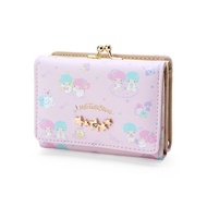 Sanrio  Little Twin Stars  Kiss lock trifold wallet gamaguchi wallet, long wallet gift