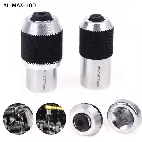 【Au】1Pcs Tap Socket 1/2 1/8 Square Tap Sockets Adapter M3-M12 Adjustable Ratchet Wrench Power Tool F