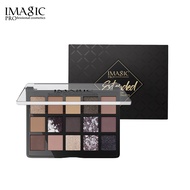 IMAGIC 15 Colors  Eyeshadow Palette Earth Tone Smoky Colour Fixing Highlighter Whitening Eyeshadow P