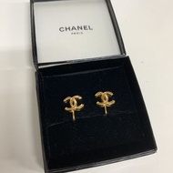 ♥️ Chanel Vintage Earrings mini ear clip 耳環 耳夾 中古 日本 正品