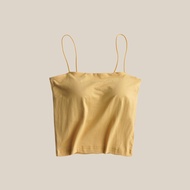 Roxy Camisole เสื้อสายเดี่ยว ปาด อก  มีบราในตัว ไม่ต้องใส่บรา ไม่ต้องติดซิลโคน สะดวกสบายขึ้น