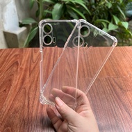 Silicone flexible case for Motorola G24/ G24 Power transparent and 4-corner shockproof