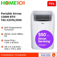 TCL Portable Aircon 12000BTU TAC-12CPA/KNG with *NO INSTALLATION*