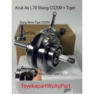 70 Handlebar Step Crankshaft Tiger CG200 Sentri Series Handlebar Already Cut Suitable for Megapro Ti