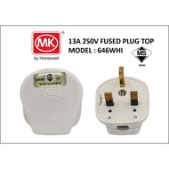 (1Pc) MK 646WHI ASTA 13AMP HEAVY DUTY BAKELITE PLUG TOP