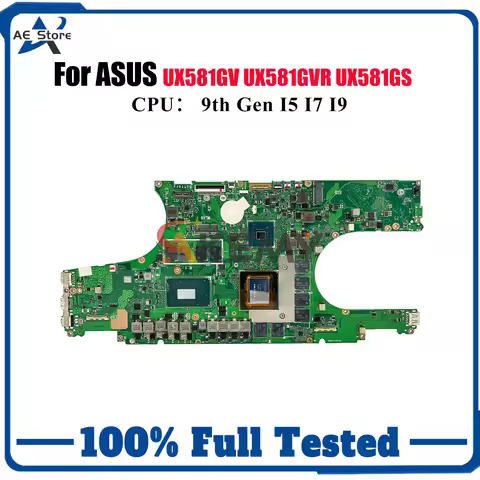 UX581GV Laptop Motherboard For ASUS ZenBook UX581 UM581L UX581GVR VM581L UX581GS UX581GV Notebook Ma