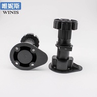 Black Floor Feet ABS cm Height cm Adjustable pp Furniture Feet Water Baffle Adjustment Feet Plastic 
