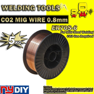 ER70S-6 CO2 MIG/MAG GAS WELDING WIRE 0.8MM 5KG Hardware mata welding copper