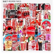 โคก Coca-Cola coke โคก USA sticker สติกเกอร์กันน้ำรูปแบบที่แตกต่างกัน สเก็ตบอร์ด 50 ชิ้น