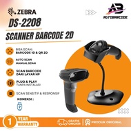Zebra DS 2208 USB Scanner 2D QRcode 1D Barcode Autoscan Cashier Minimarket Restaurant DS2208 DS 2208
