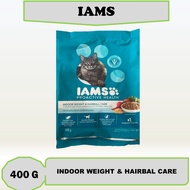 Iams indoor healthy dry cat food 400g freshpack iams iamso
