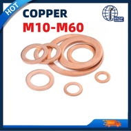 Copper Flatwasher / Solid Copper Plain Washer / Flat Washer / Crush Washer M10/M12/M14-M60 【PH-MB-1】