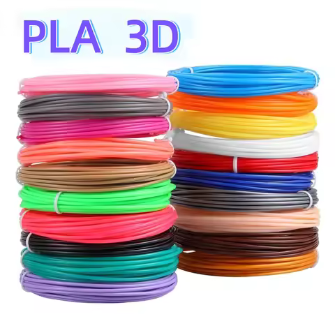 Universal 1.75mm PLA Filament for 3D Printing Pens 200M Roll Non-Toxic Low Odor Choose 10/20/30 Colo