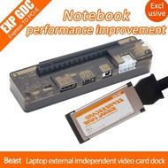 EXP GDC Beast Laptop External Independent Video Card Dock + Expresscard Cable