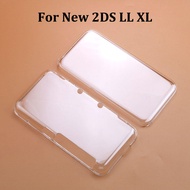 JCD For New 2DS 3DS XL LL Clear Split Shell Transparent Protective Cover Case Screen Film LCD Screen
