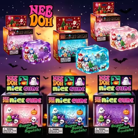 Halloween & Christmas NeeDoh Gifts: Spiders, Pumpkins & Stress-Relief Sensory Toys