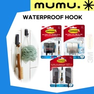 [3M] Command WATERPROOF HOOK– Metal / Black