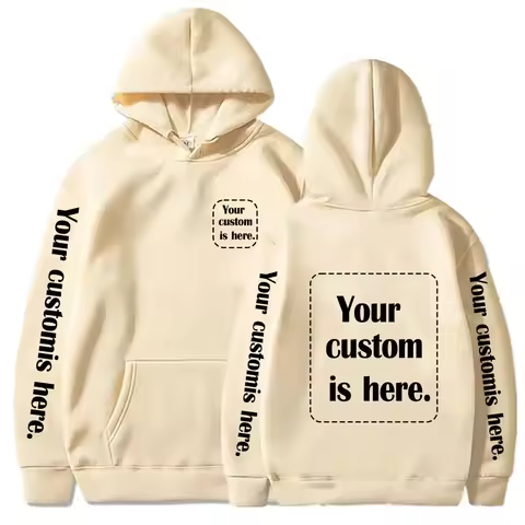2026 Student Casual Custom Printed Text DIY Hoodie Customized Personalized Hoody Custom Hoodies Text
