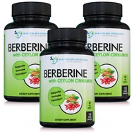 DOCTOR RECOMMENDED SUPPLEMENTS Berberine with Ceylon Cinnamon - 1200mg Berberine & 100mg Organic Cey
