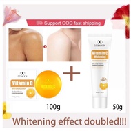 Vitamin C scrub soap Whitening Soap 100g skin whitening soap whole body armpit whitening melanin rem