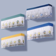 1pc Air Conditioner Dust Cover Gauze Curtain Anti-dust Cover Wall Mounted Air Conditioning Cover