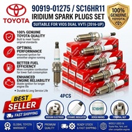 Toyota Spark Plug 4PCS 90919-01275 SC16HR11 | Vios Yaris Corolla C-HR RAV4