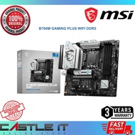 MSI B760M GAMING PLUS WIFI DDR5 Intel LGA1700 High Performance PCIe 4.0 Gaming Motherboard