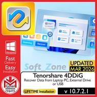 Tenorshare 4DDiG 10.7.2.1 - Recover Data from Laptop PC, External Drive or USB | Windows - SOFTWARE