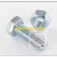 10 X 100 NUT BOLT 10 X 100 GALVANIZED NUT BOLT/ GOOD QUALITY 10 NUT BOLT/