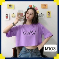 Women's Crochet T-shirt Women's loose crop top T-shirt, 5 fashionable colors M103