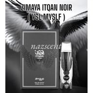 ZIMAYA ITQAN COLLECTIONS EDP 100ML NIB ( ITQAN NOIR / ITQAN GOLD )