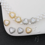 Mother-of-Pearl Hearts 7.5MM DIY