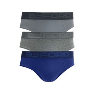 Byford 3pcs Men Mini Briefs Cotton Elastane BMB835794AS1