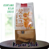 Cedea Korean Stick Potato Corndog kentang keju sosis cheese 300 gram