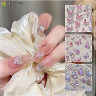 Hot Recommendation Pure Desire Manicure Sticker 2024 Hot-selling Shell Light Butterfly Thin Tough Glue Nail Decoration Small Accessories