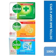 Dettol Bar Soap 100g [5 Bars Pack]