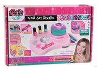 Others - Girl's Creator 美甲套裝 美甲機 指甲油 閃粉 美甲spa套裝 連烘乾機有閃光功能 兒童過家家 女孩禮物 生日禮物 聖誕禮物 平行進口