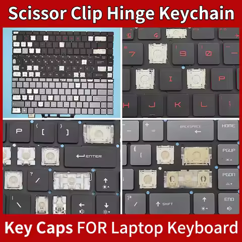 Replacement Keycap Key cap &Scissor Clip&Hinge For MSI GS65VR PS63 P65 PS42 GF63 8RD-001CN 8RC-004CN