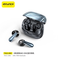 Awei TA11 ANC 6 Mic Wireless Earbuds ENC Noise Cancellation Awei Bluetooth Earbuds T28 Awei Earbuds