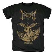 （จัดส่งทันที）เสื้อยืดคอกลม แขนสั้น ผ้าฝ้าย พิมพ์ลายวง Xy Mayhem Norwegian Death Metal สําหรับผู้ชา