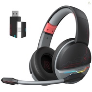 NUBWO G08 Wireless Gaming Headset for PS5 PS4 PC Laptop BT5.3 & 2.4G Wireless Over-Ear E-Sports Head