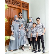 Terlaris Batik Couple Keluarga Gamis Batik Kombinasi Modern Kemeja