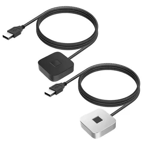 Fingerprint Scanner with 5ft Cable Portable USB Fingerprint Logger Biometric Fingerprint Login Reade