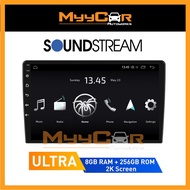 SOUNDSTREAM ANZUO ULTRA 2K QLED 360 Cam Supported, DSP, 4G SIM Android Car Player - 9"/10" QLED (8+2